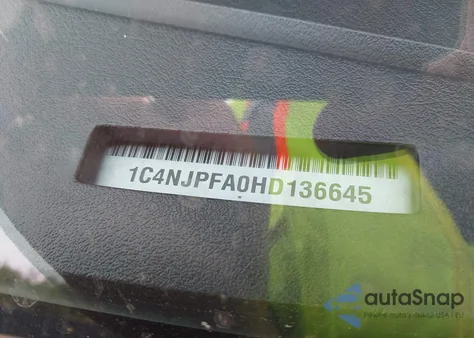 2017 Jeep Patriot High Altitude Fwd из США, поврежденный, VIN 1C4NJPFA0HD136645